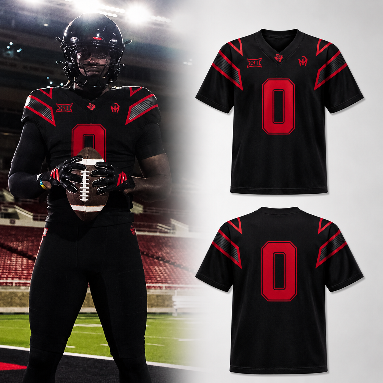 Texas Tech Red Raiders 2026 New Uniform Jersey Shirt College Football Gameday Fan Apparel