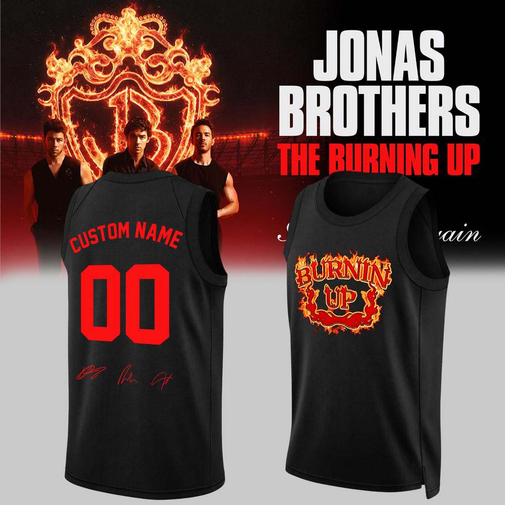 Jonas Brothers Custom Name 00 2026 Black Basketball Jersey Personalized Tour Collection 2 - Unicasport Jonas Brothers Custom Name 00 2026 Black Basketball Jersey Personalized Tour Collection