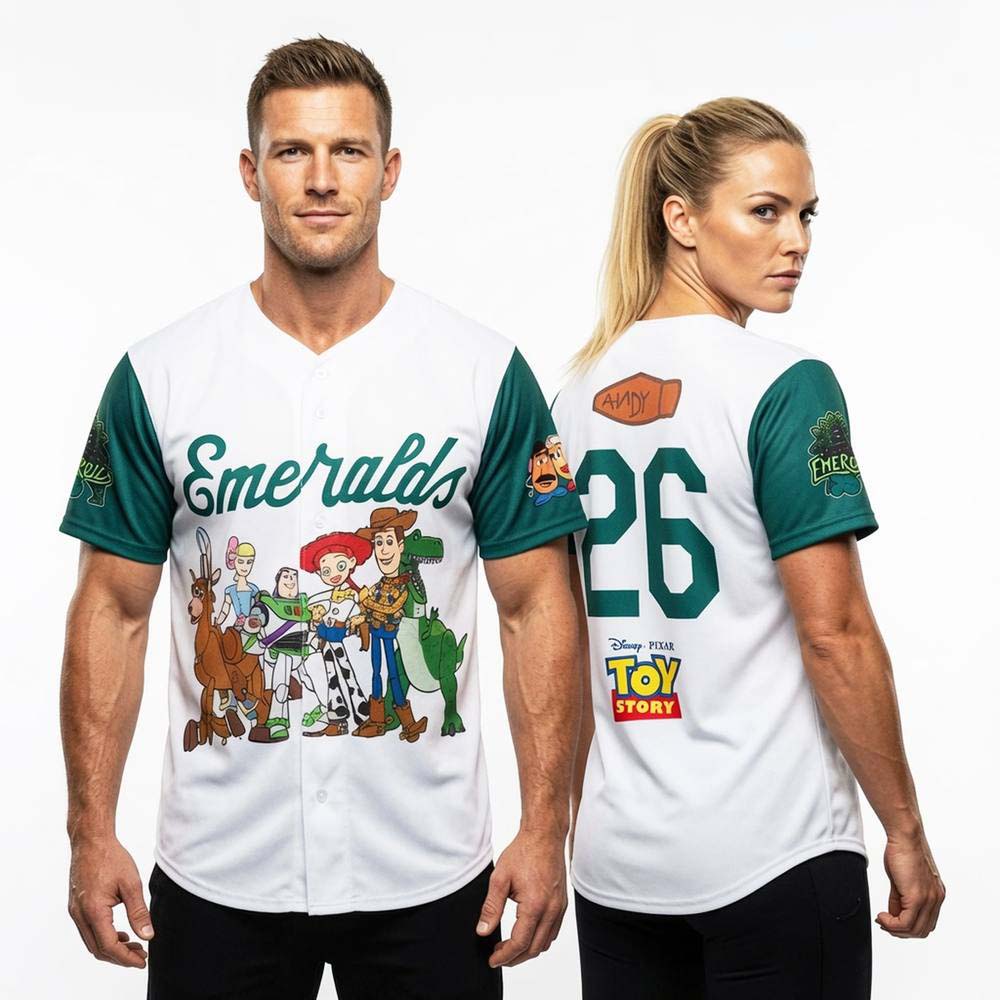 Eugene Emeralds Toy Story Baseball Jersey