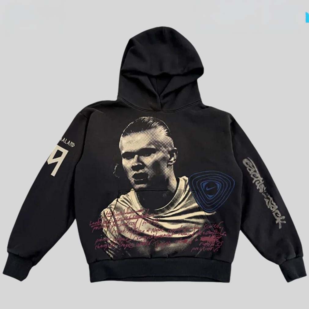 Cactus Jack x Nike Athletes Series Erling Haaland Graphic Hoodie - Gift Idea for Fans