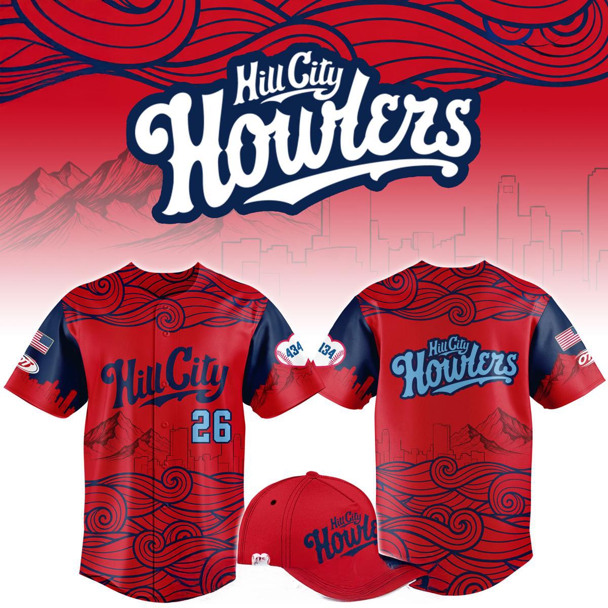 Hill City Howlers Mustaches For Kids 2026 Baseball Jersey Personalized MiLB Theme Edition 1 - Unicasport Hill City Howlers Mustaches For Kids 2026 Baseball Jersey Personalized MiLB Theme Edition