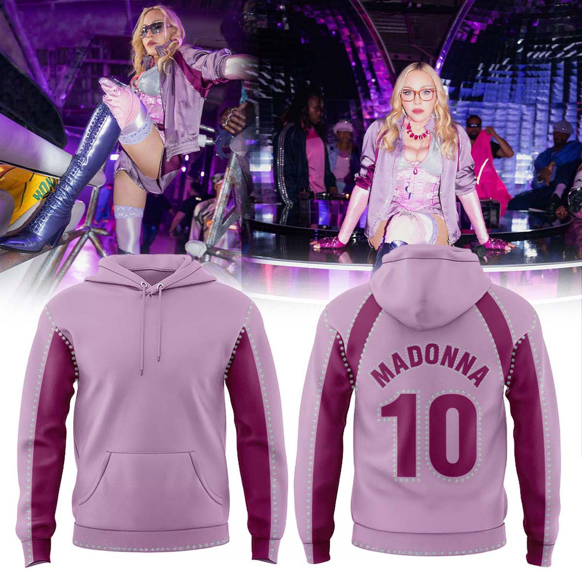 Madonna 10 FIFA World Cup Final Show Hoodie