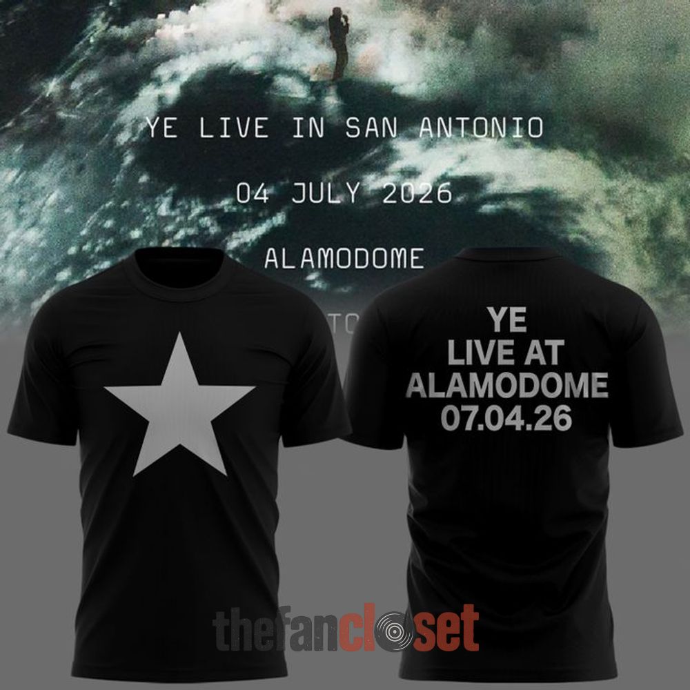 Black Shirt - Ye Live Concert Tour 2026 San Antonio Alamodome Stadium