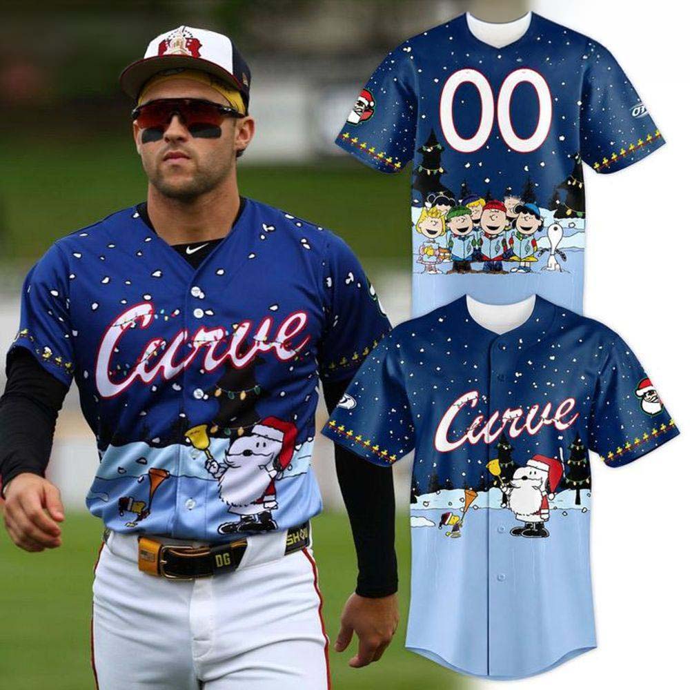 Altoona Curve Charlie Brown Christmas Baseball Jersey