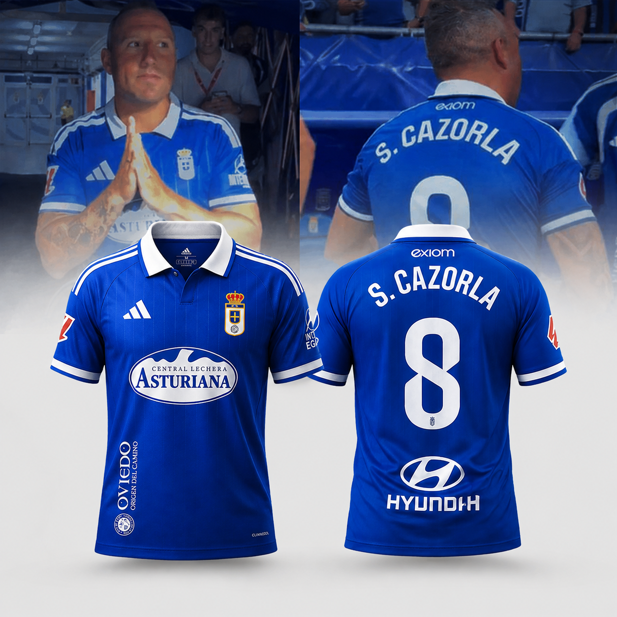 Santi Cazorla Real Oviedo 2026 27 Home Jersey Soccer Football Fan Apparel 1 - Unicasport Santi Cazorla Real Oviedo 2026 27 Home Jersey Soccer Football Fan Apparel