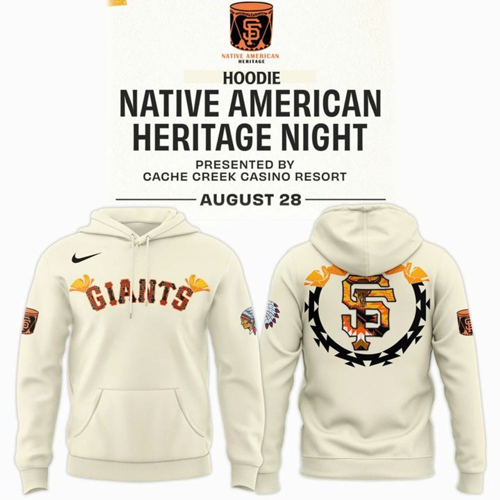 San Francisco Giants Native American Heritage Night 2026 Graphic Hoodie - Gift Idea for Fans