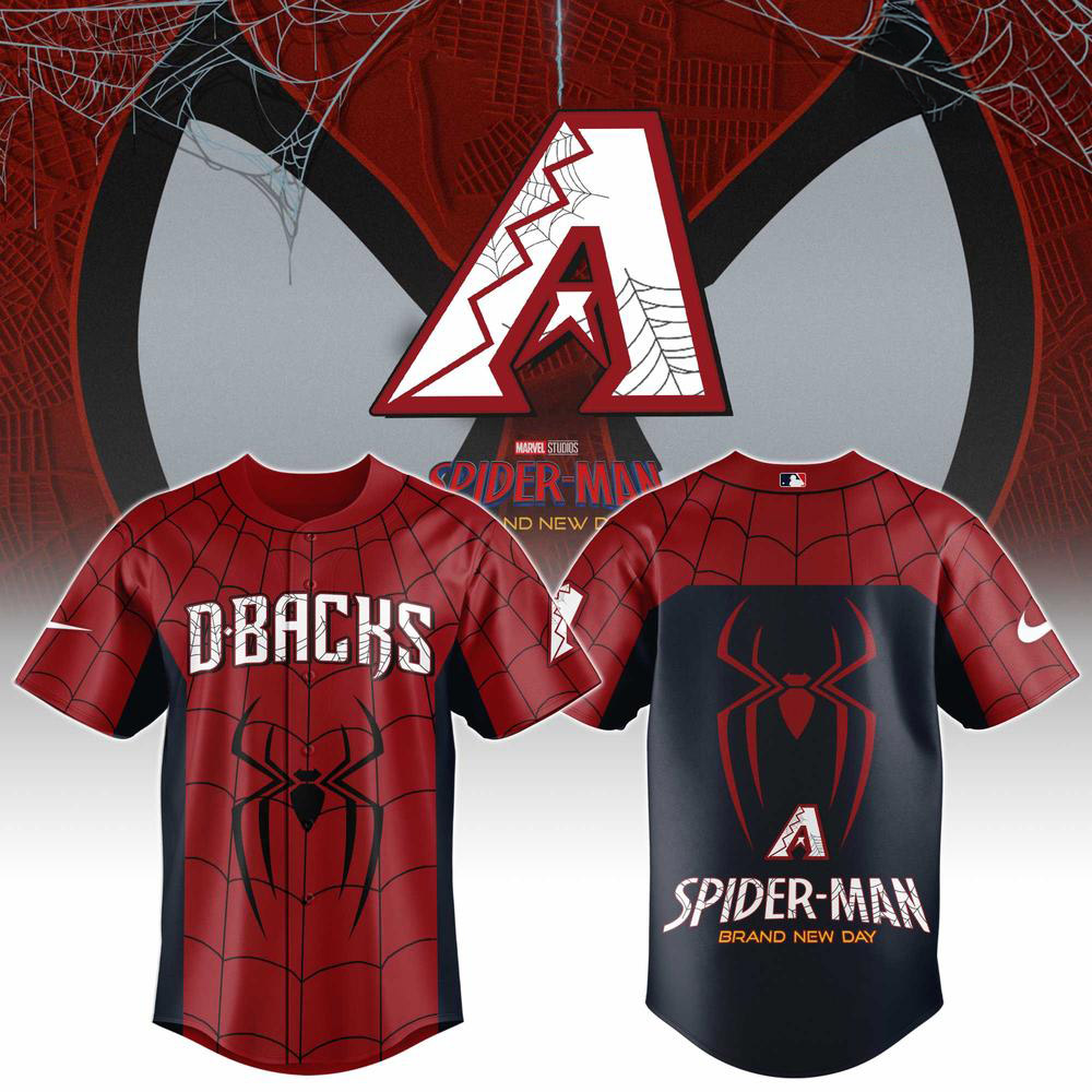 Special Edition Arizona Diamondbacks x Spider Man Brand New Day Baseball Jersey 1 - Unicasport Special Edition Arizona Diamondbacks x Spider Man Brand New Day Baseball Jersey
