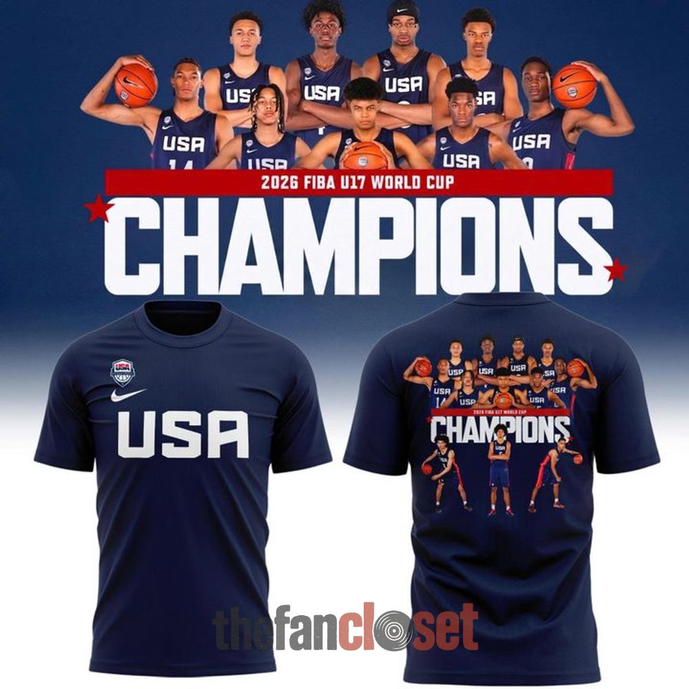 USA Basketball 2026 FIBA U17 Basketball World Cup Champions Fan Shirt
