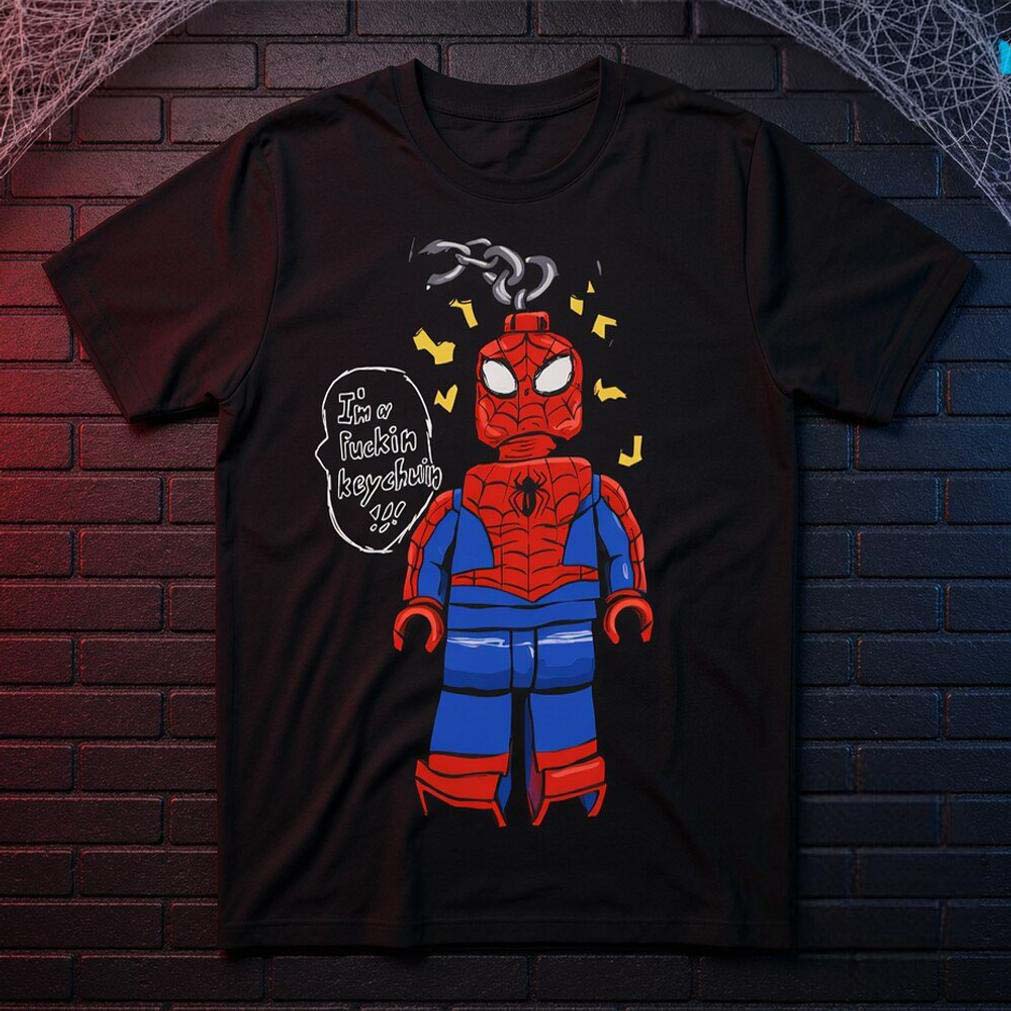 Funny Lego Spider Man Im A Fuckin Keychain Tee