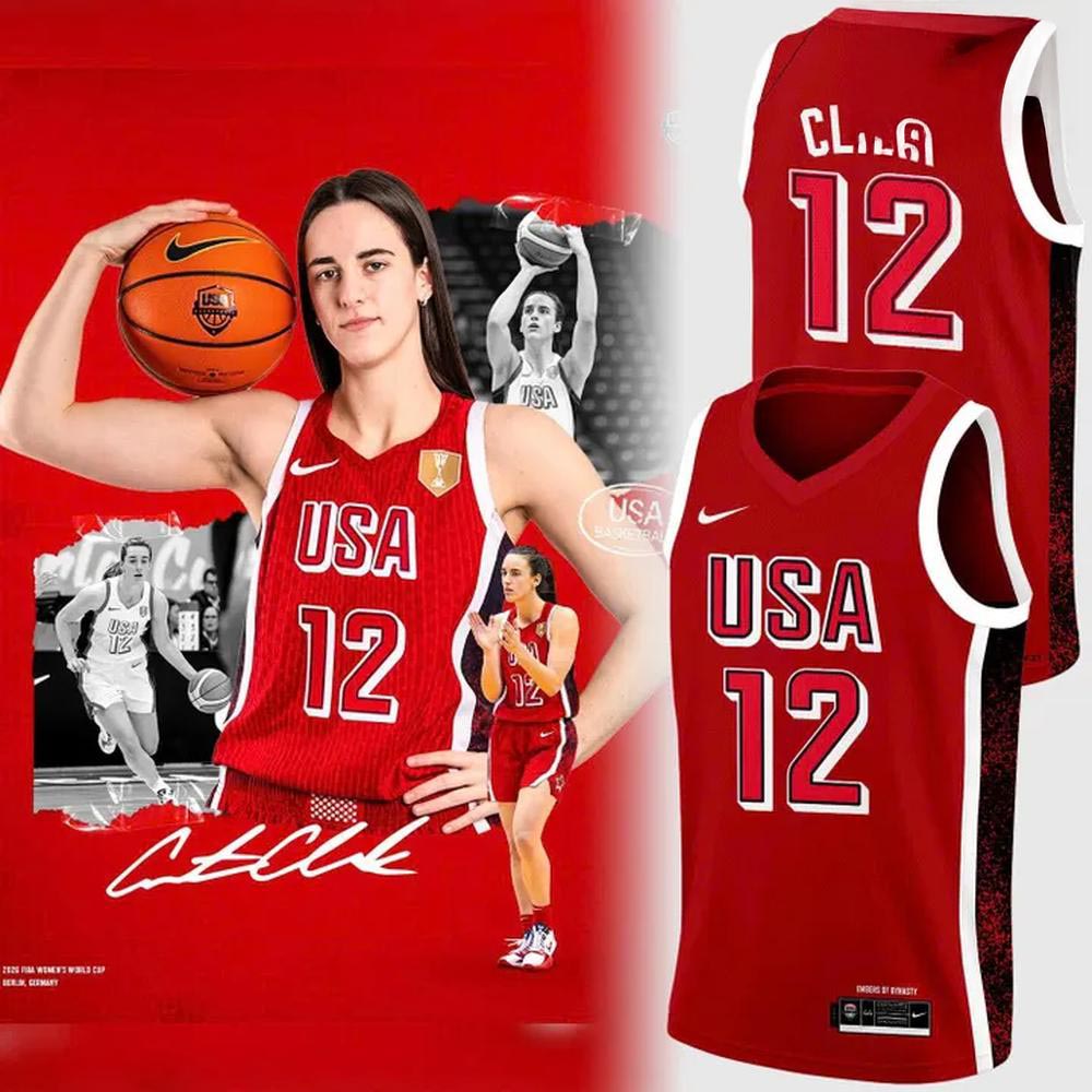 Caitlin Clark Team USA 2026 Special Basketball Jersey Basketball Player Fan Apparel 1 - Unicasport Caitlin Clark Team USA 2026 Special Basketball Jersey Basketball Player Fan Apparel