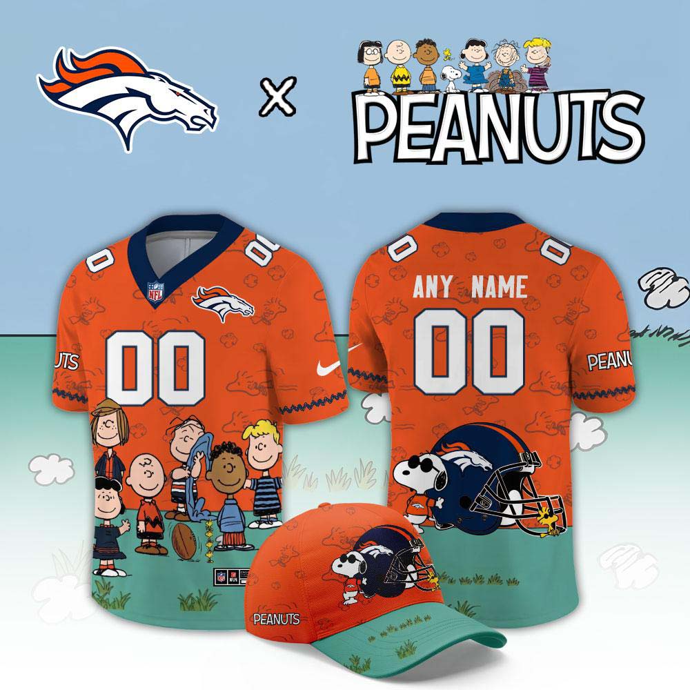 Denver Broncos Peanuts Limited Edition Custom Football Jersey Football Fanwear 1 - Unicasport Denver Broncos Peanuts Limited Edition Custom Football Jersey Football Fanwear
