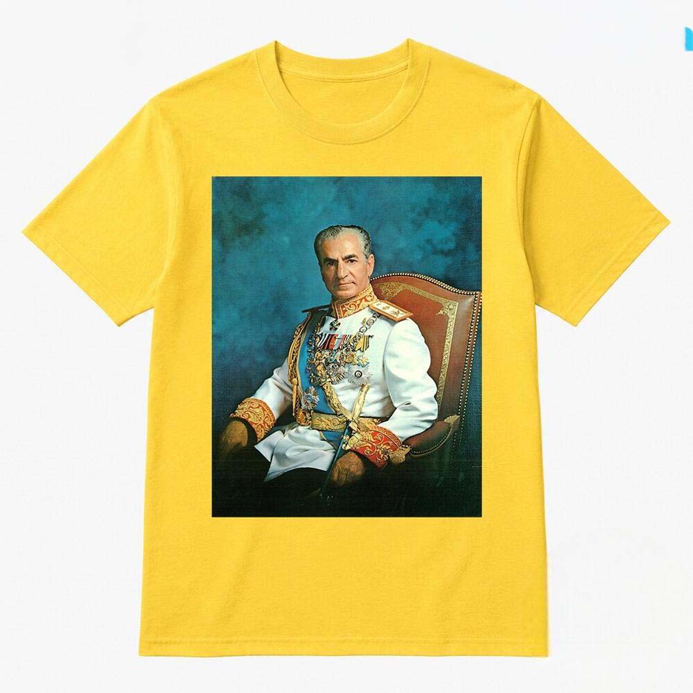 Saeid Khosroabadi Mohammad Reza Pahlavi T-Shirt Historical Tribute Gift for Fans - Image 2