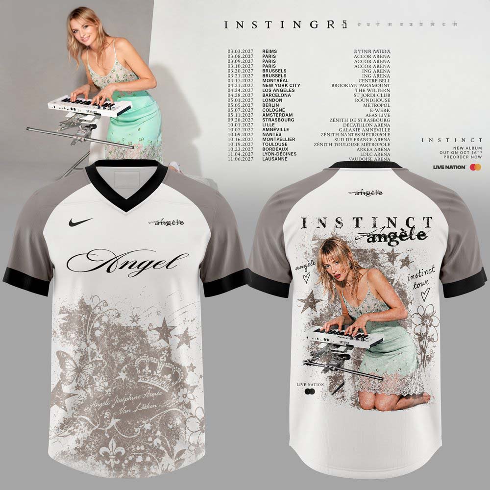 Angèle Instinct Tour 2027 Edition Football Jersey 2 - Unicasport Angèle Instinct Tour 2027 Edition Football Jersey