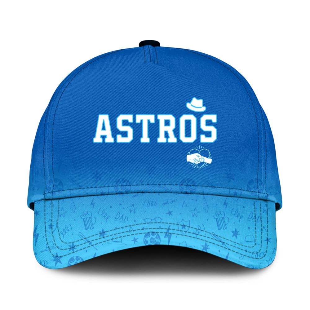 Astros Fathers Day 2025 Hoodie MLB Team Merch Family Gift for Dads - Image 2