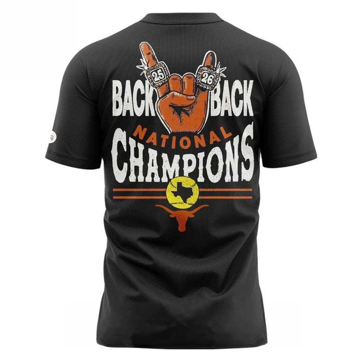 Texas Longhorns 2026 NCAA Softball National Champions Graphic Tee - Best Gift for Fans - Image 2