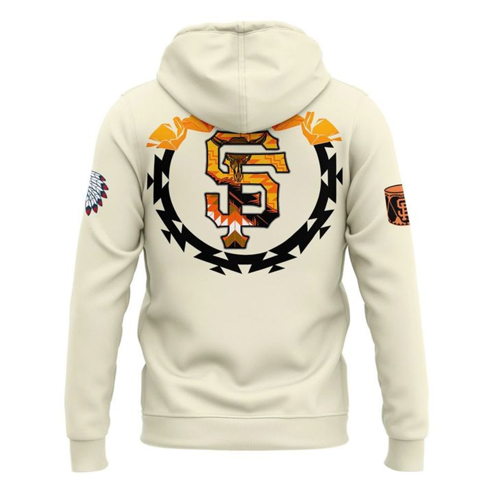 San Francisco Giants Native American Heritage Night 2026 Graphic Hoodie - Gift Idea for Fans - Image 3