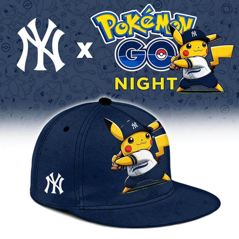 New York Yankees x Pokemon GO Night 2026 Baseball Jersey - Image 3