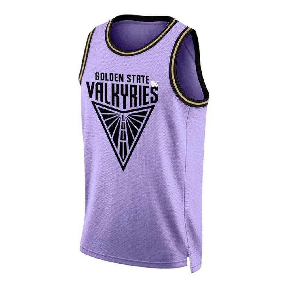 2026 Golden State Valkyries x Hello Kitty Night Purple Basketball Jersey - Image 3