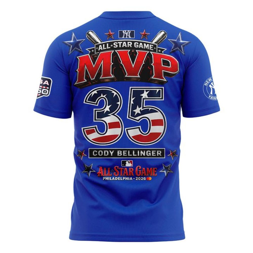Philadelphia 2026 AllStar Game Cody Bellinger MVP Ring The Bell Baseball Shirt - Image 3