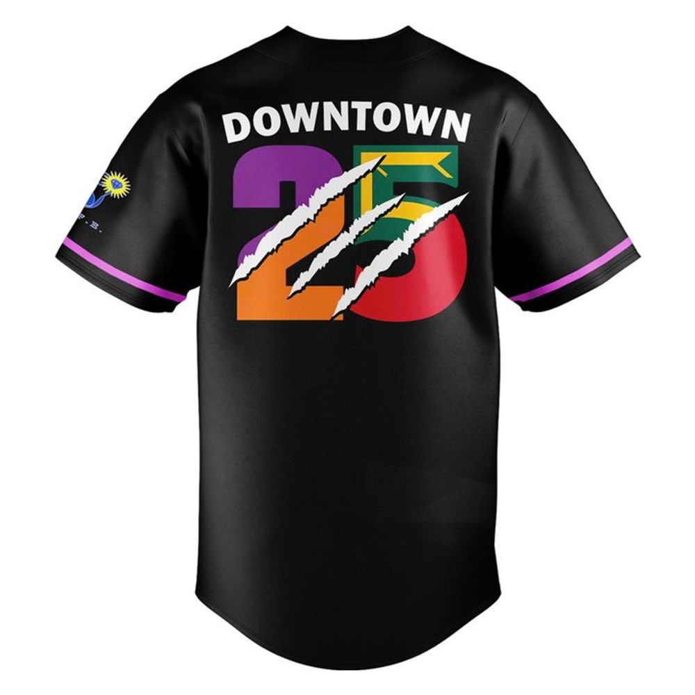 Downtown Baseball Jersey Fresno Grizzlies 25th Anniversary Edition - Image 3