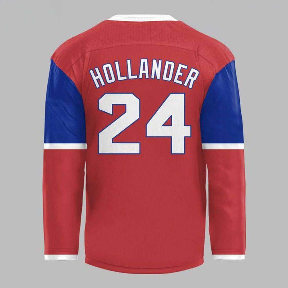 Heated Rivalry Shane Hollander 24 Hockey Jersey Boston Red Sox - Image 3