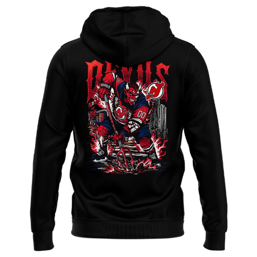 New Jersey Devils SANA Black Hoodie - Image 3