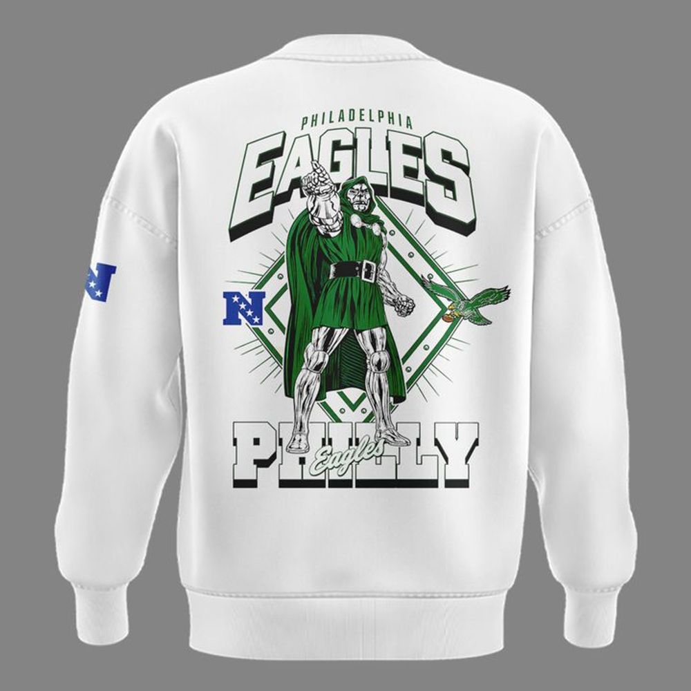 Doctor Doom Philadelphia Eagles Disney Fan Draft 2026 Special Sweatshirt - Image 3