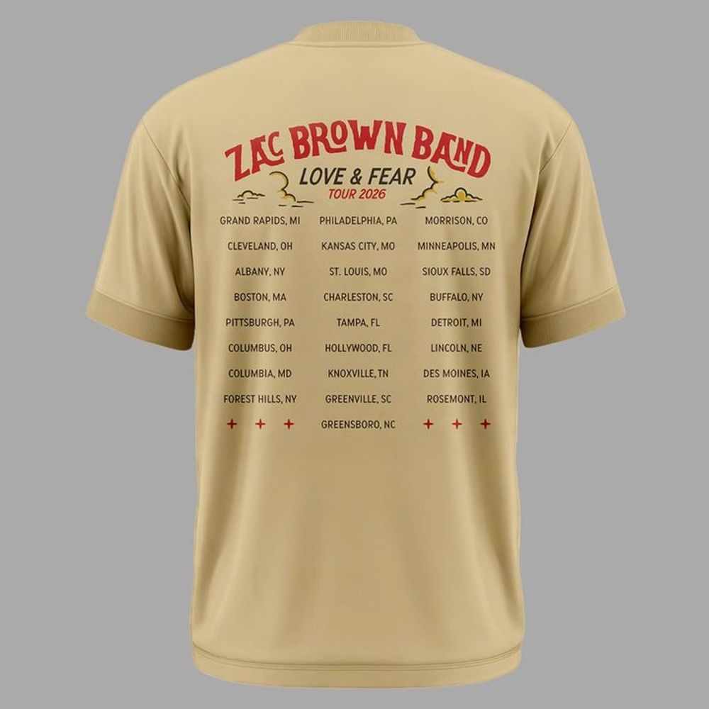 Zac Brown Band x Boston Red Sox Fenway Park Limited Edition Shirt - Image 3