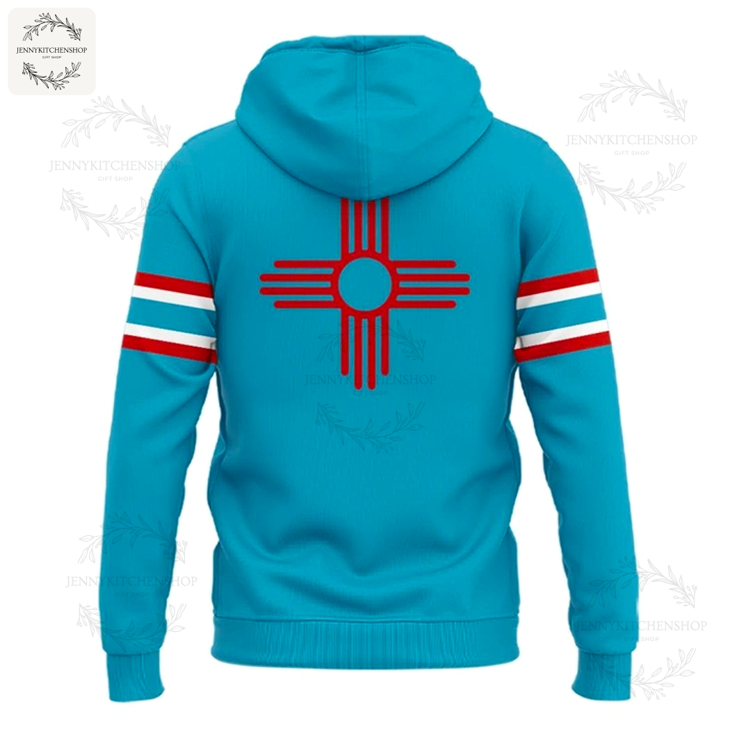 New Mexico Lobos The Turquoise Uniform Hoodie - Image 6