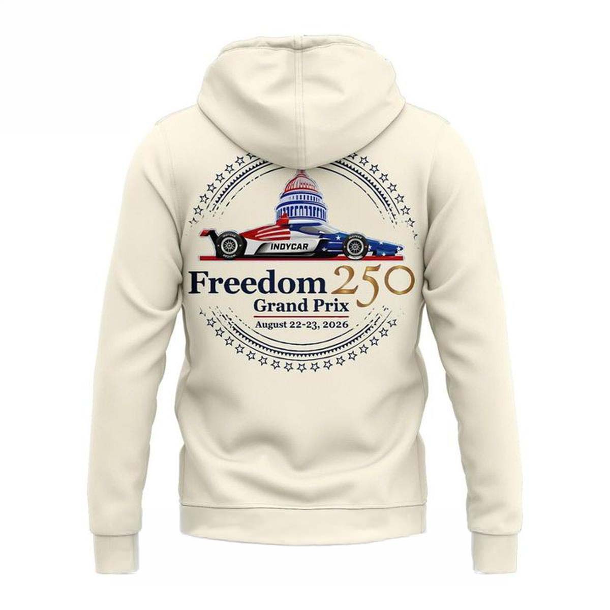 Freedom 250 Grand Prix Washington DC Patriotic Racing T-Shirt - Unique Motorsport Gift Idea - Image 3