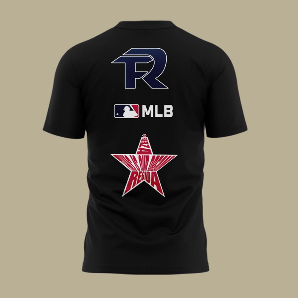 Fuerza Regida X MLB This Is Our Dream Stadium Tour 2026 Black Concert T-Shirt - Best Gift for Fans - Image 3