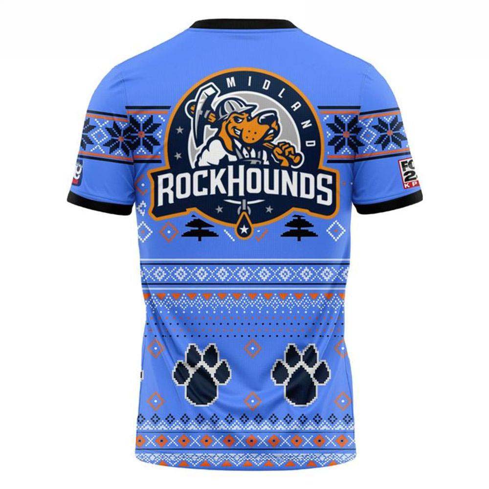 Midland RockHounds Christmas in July 2026 Special Football Jersey Shirt - Best Gift for Fans - Image 3