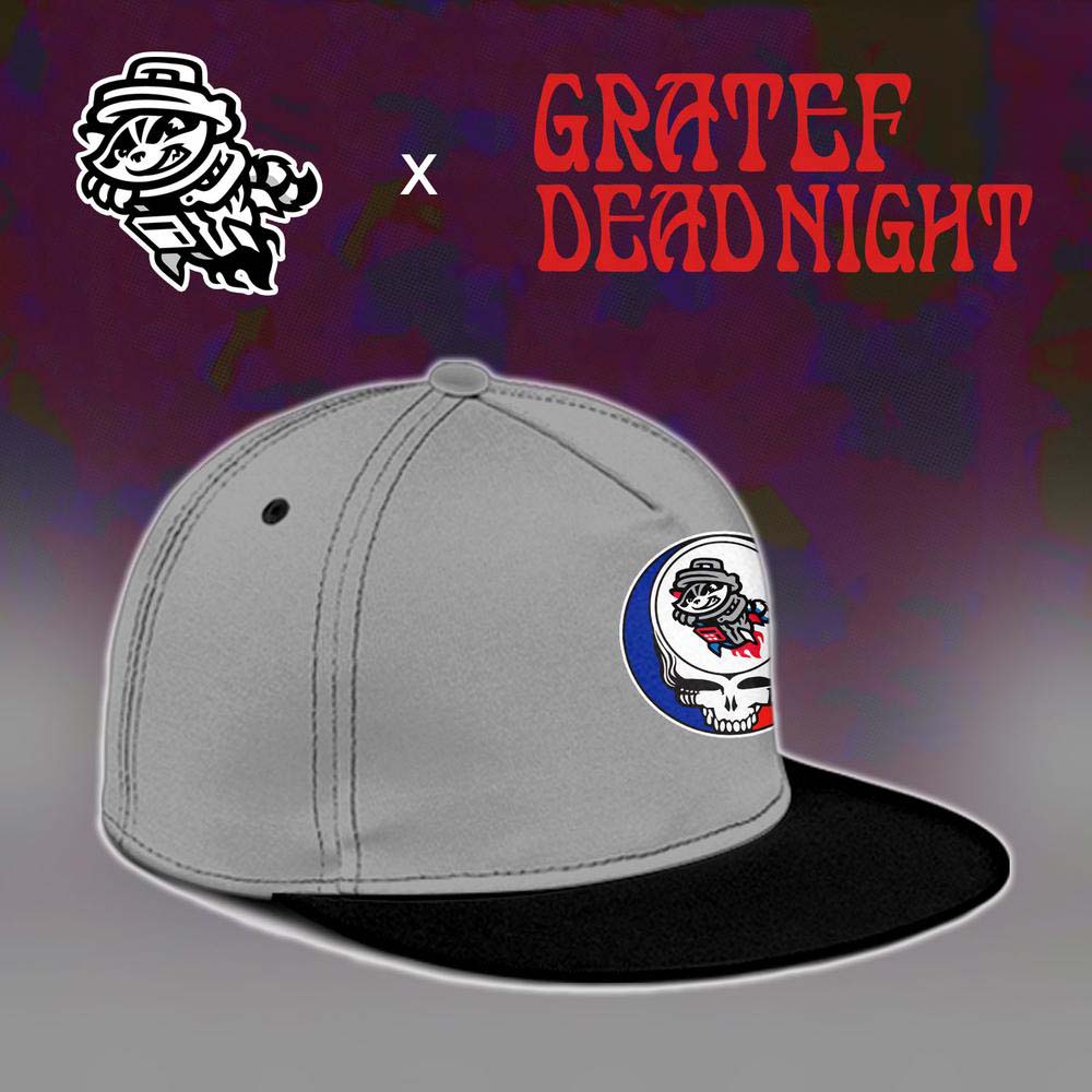 Rocket City Trash Pandas x Grateful Dead Night 2026 Baseball Jersey - Special Gift Idea for Fans - Image 3