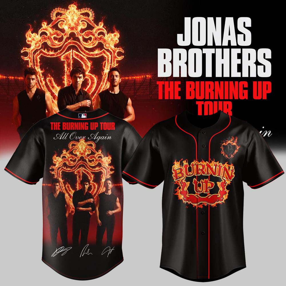 Jonas Brothers Band Portrait 2026 Tour Black Baseball Jersey Fan Jersey Collection 2 - Unicasport Jonas Brothers Band Portrait 2026 Tour Black Baseball Jersey Fan Jersey Collection