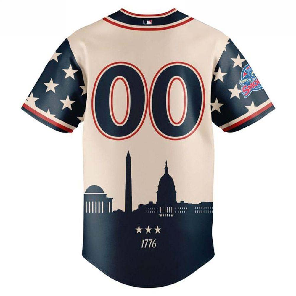 Knoxville Smokies Independence Day Baseball Jersey - Image 3