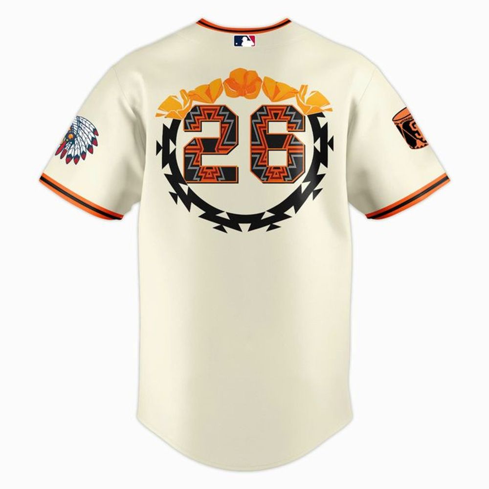 San Francisco Giants Native American Heritage Night 2026 Baseball Jersey - Gift for Him - Image 3