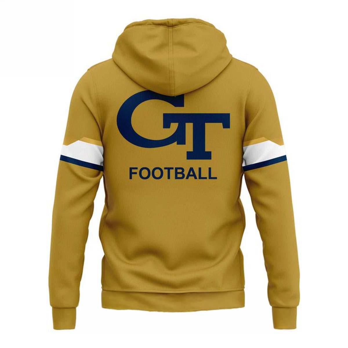 Under Armour Georgia Tech Football Yellow Hoodie - Best Gift for Fans - Image 3