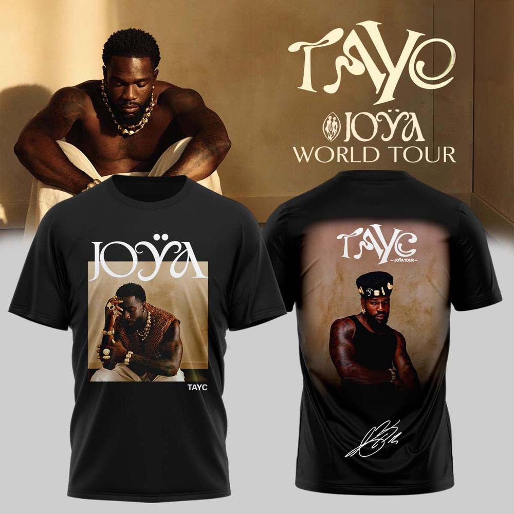 Tayc Joya World Tour 2026 Limited Edition T Shirt - Image 4