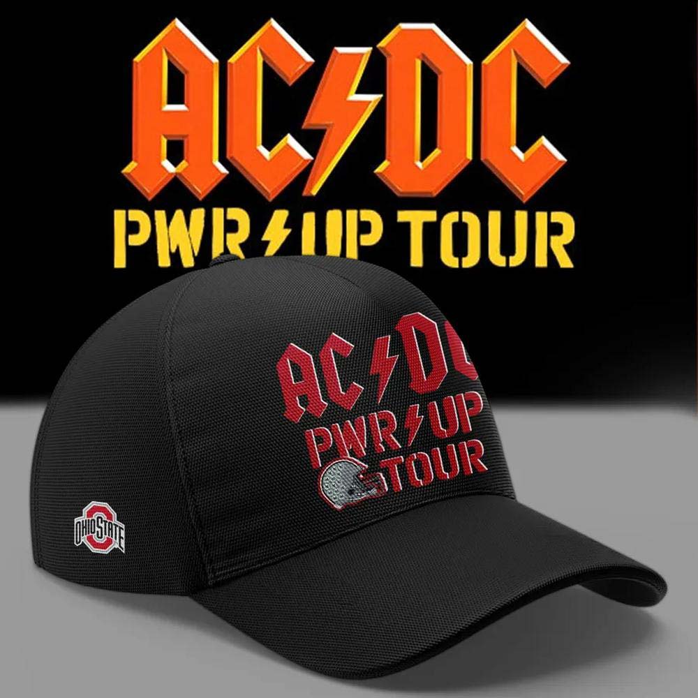 AC/DC PWR UP Tour 2026 Ohio Stadium Black Concert T-Shirt - Gift Idea for Rock Fans - Image 3