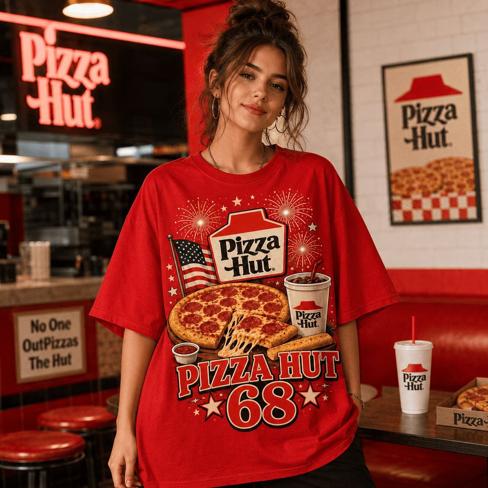 Pizza Hut Retro 68th Anniversary Vintage Diner Special Shirt - Unique Gift Idea for Foodies - Image 4