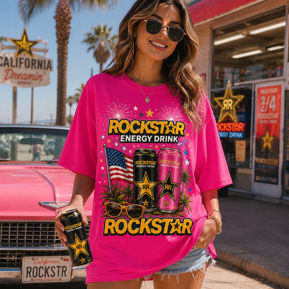 Rockstar Energy 21 Years Celebration Limited Edition Graphic T-Shirt - Best Gift for Fans - Image 4