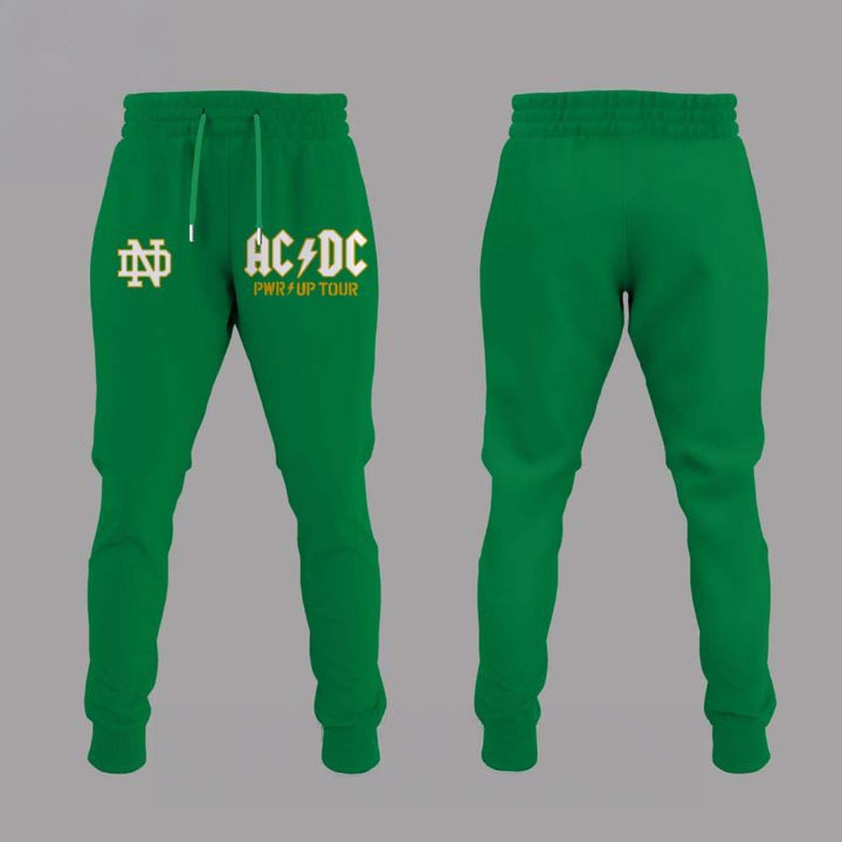 ACDC x Notre Dame Fighting Irish Power Up Tour 2026 Baseball Jersey - Best Gift for Fans - Image 5