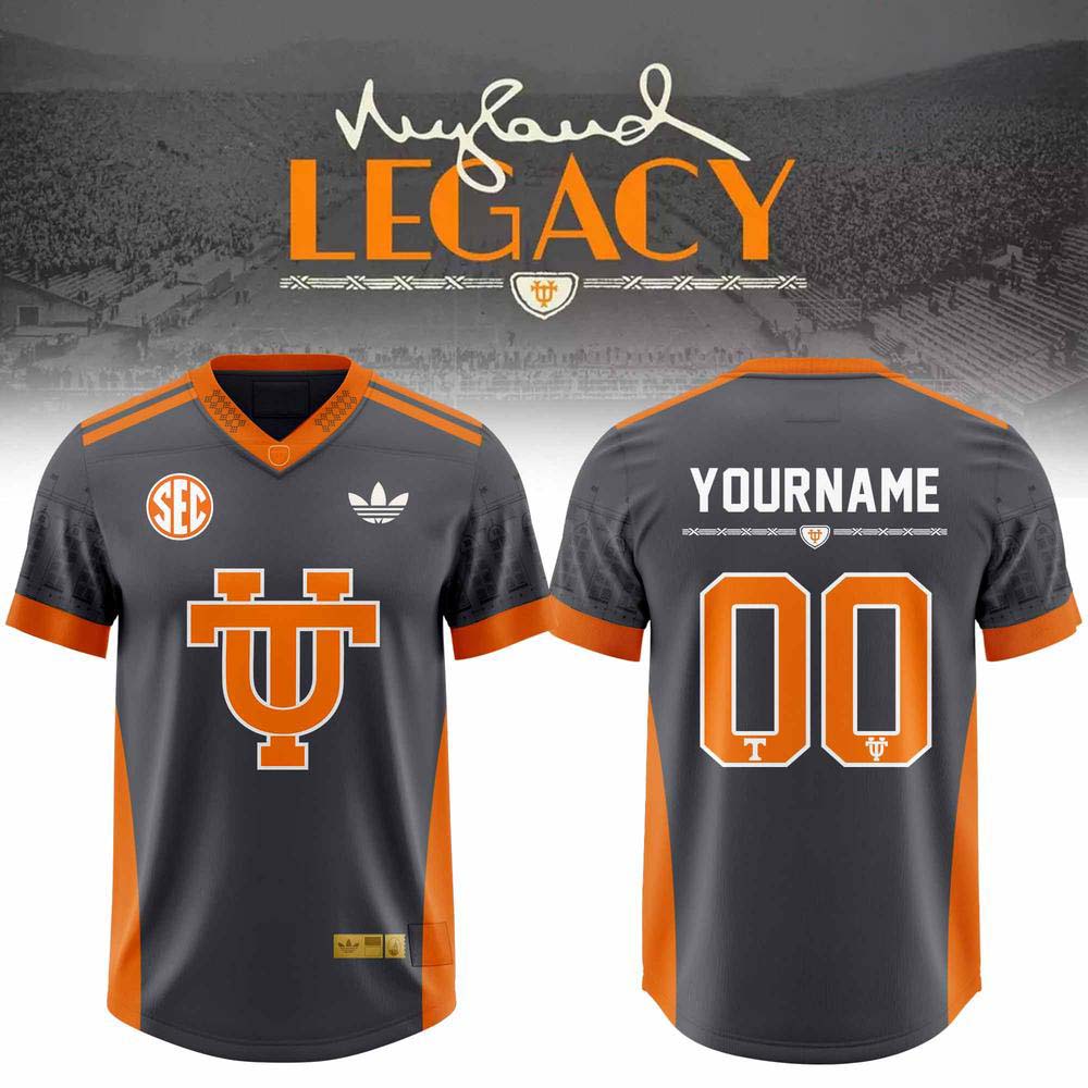 Tennessee Volunteers Neyland Legacy Smokey Grey Football Jersey Game Day Collection 1 - Unicasport Tennessee Volunteers Neyland Legacy Smokey Grey Football Jersey Game Day Collection