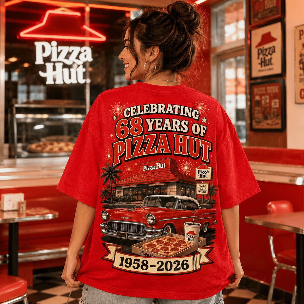Pizza Hut Retro 68th Anniversary Vintage Diner Special Shirt - Unique Gift Idea for Foodies - Image 5