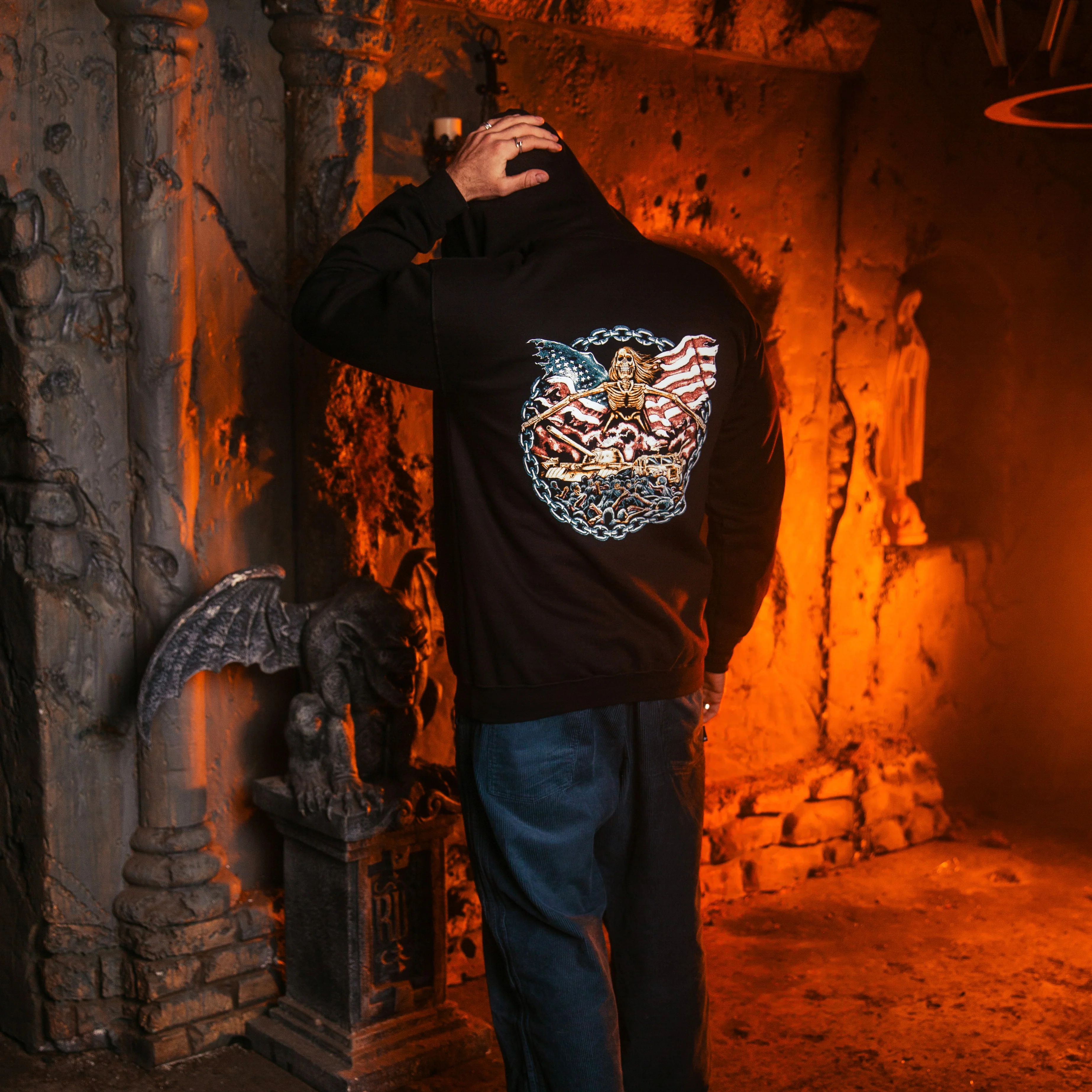 Dark Ages Hoodie Dark Ages Trendy Hoodie Graphic Merch 2025 - Image 5