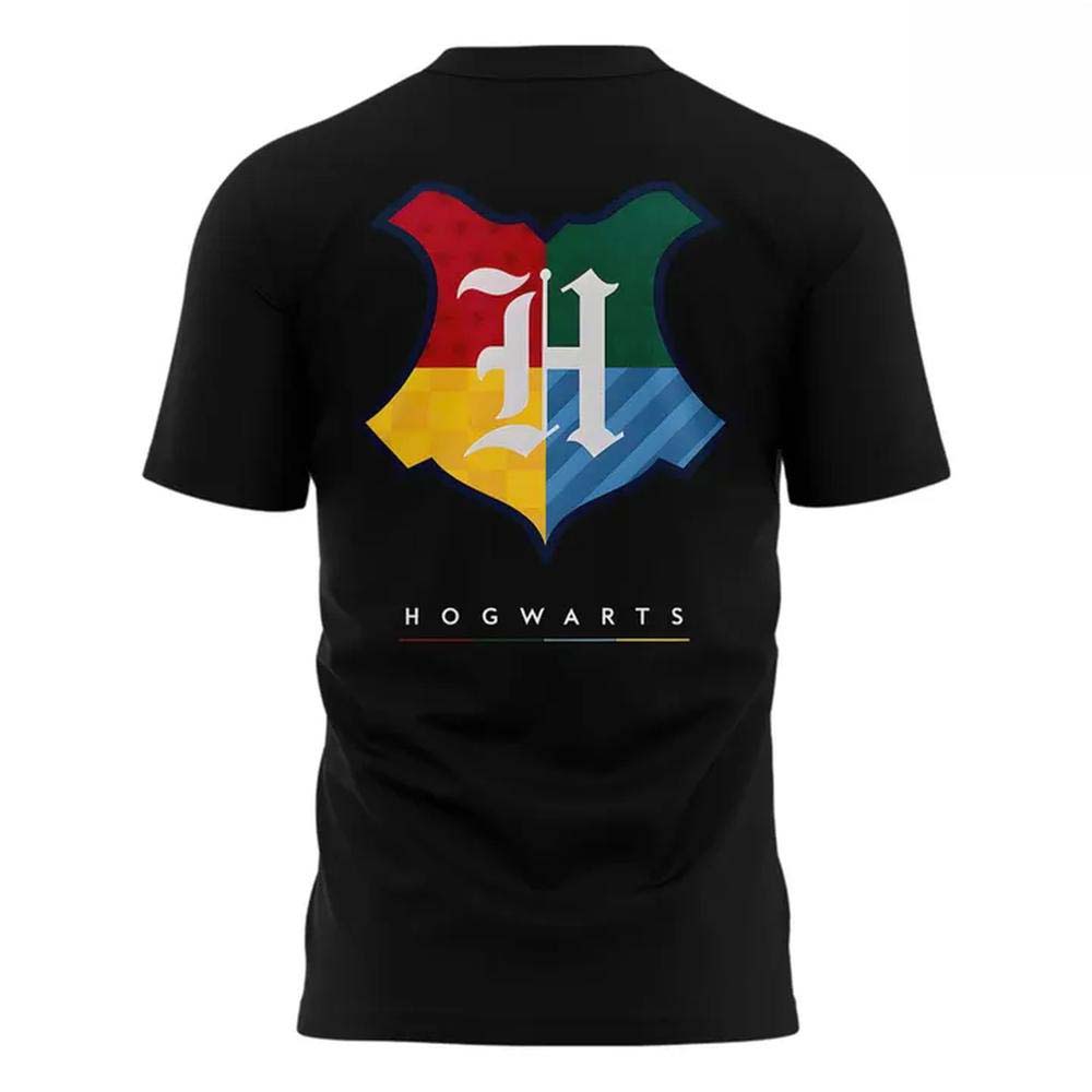 New York Yankees Harry Potter Night Black T Shirt - Image 3