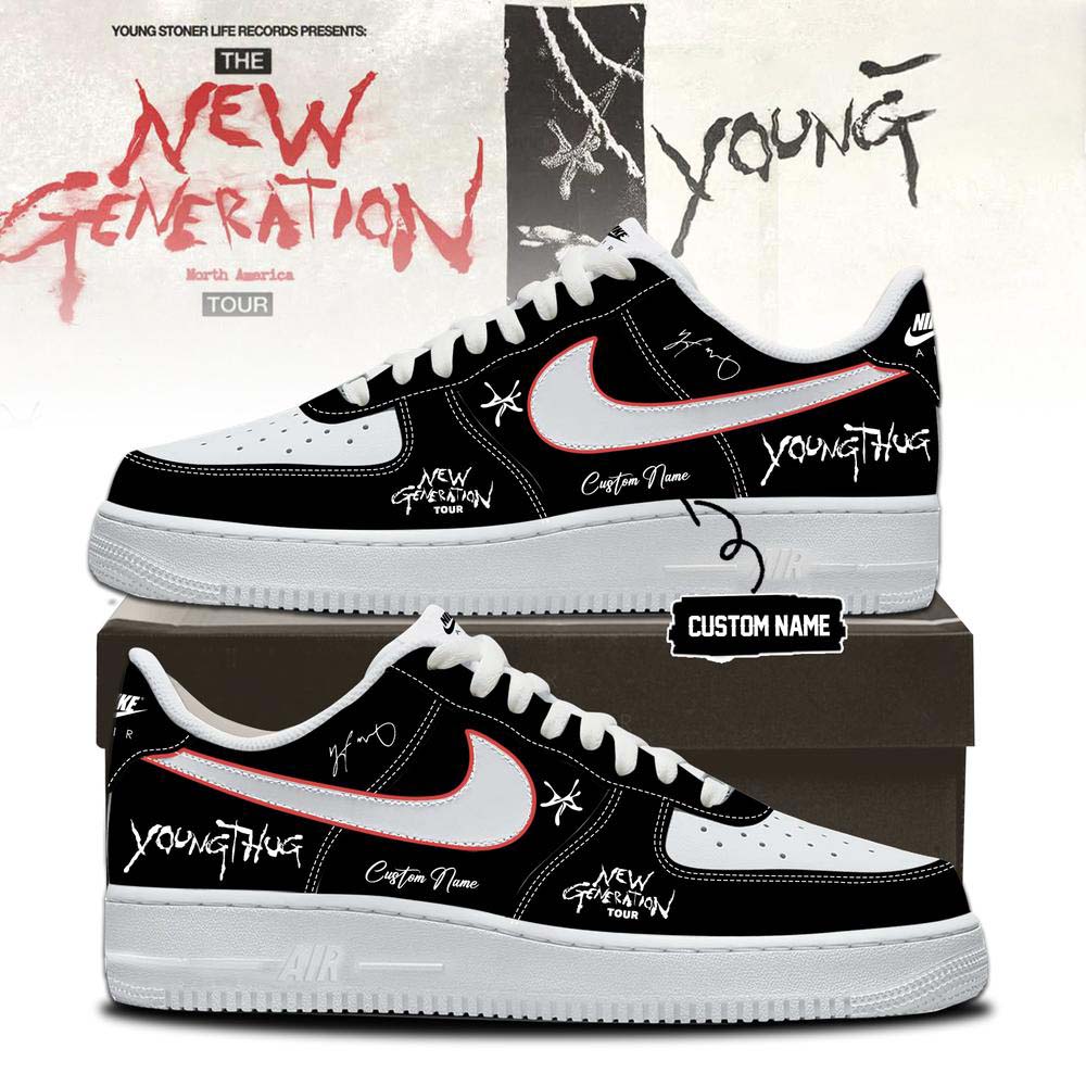 Young Thug New Generation Tour 2026 Air Force 1 Sneakers - Image 7