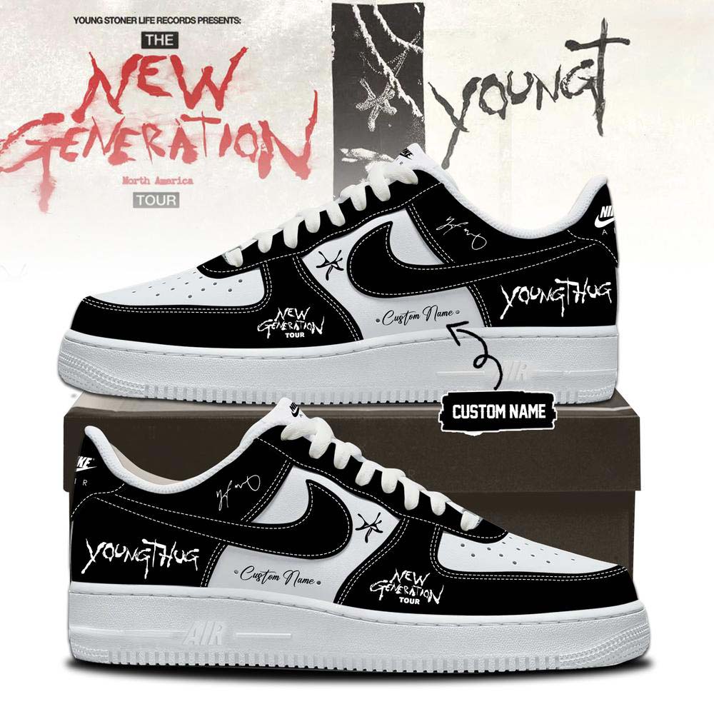 Young Thug New Generation Tour 2026 Air Force 1 Sneakers - Image 10