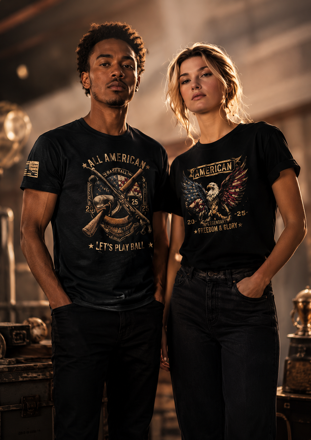 Graphic t-shirts collection banner
