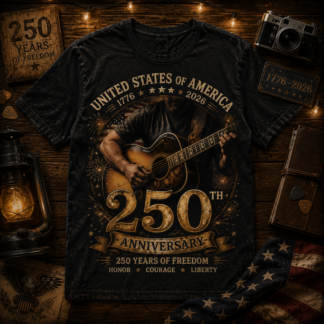 Music and tour graphic shirts